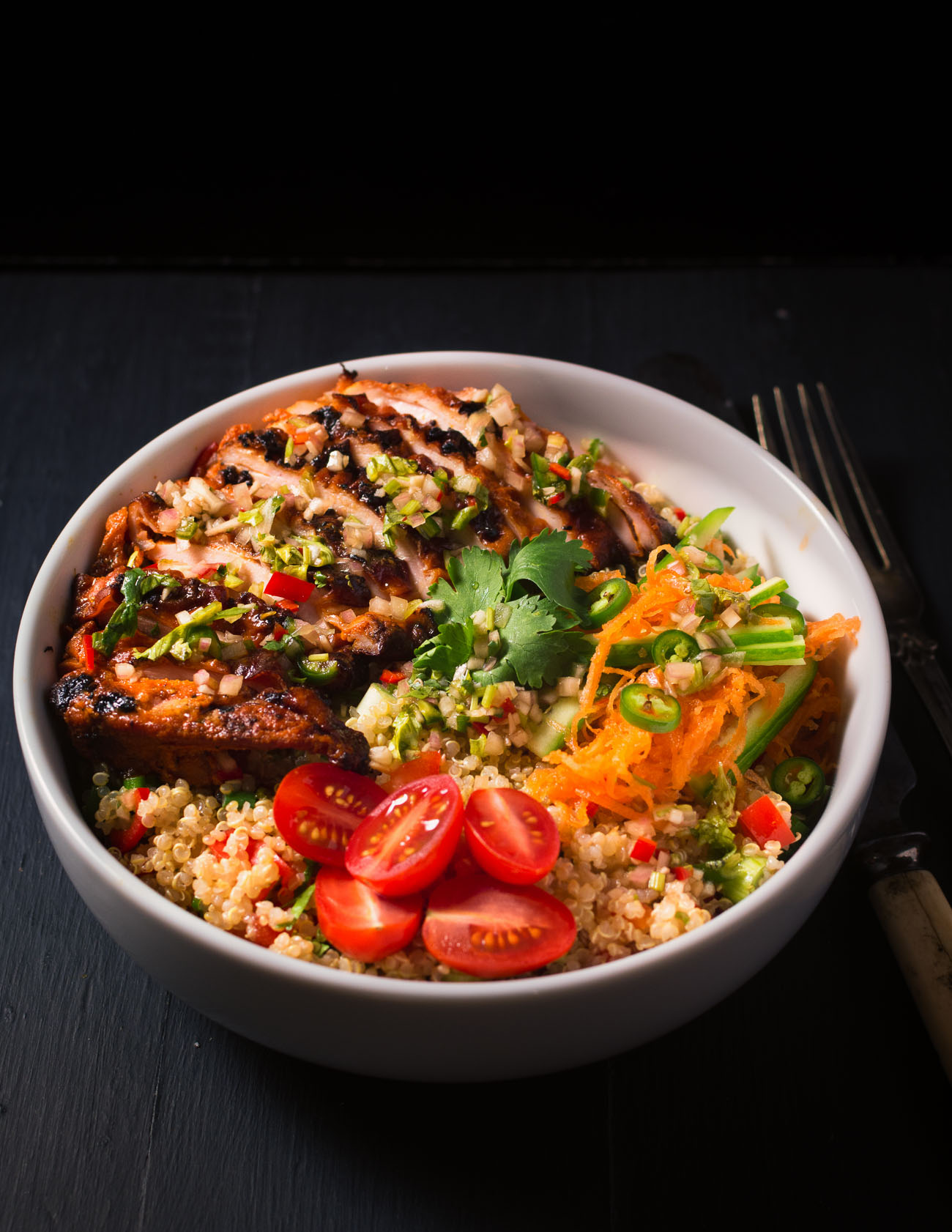 Thai Chicken Buddha Bowl Glebe Kitchen