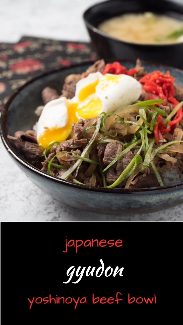gyudon - japanese beef bowl - glebe kitchen