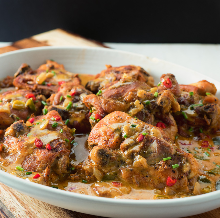 Easy to make - this creole chicken is pure cajun comfort food.