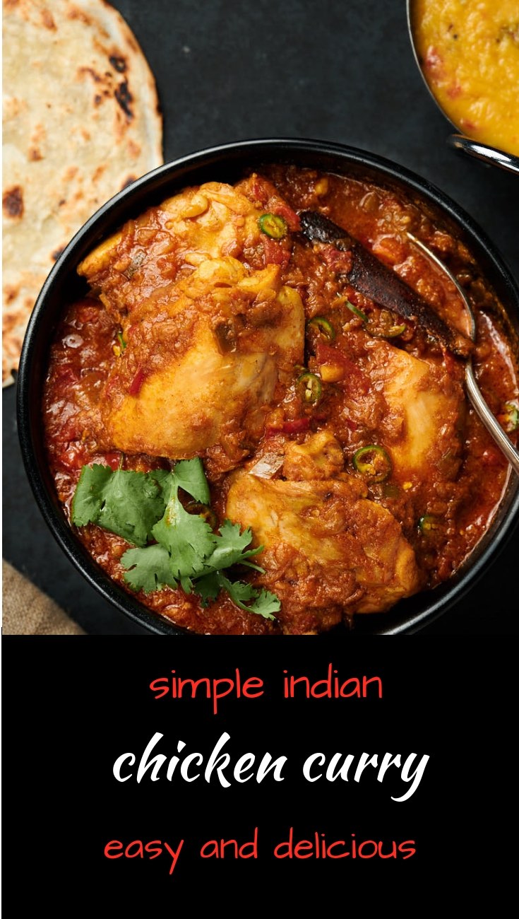 This is a delicious, simple Indian chicken curry anyone can make.