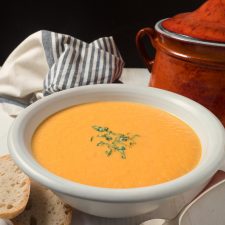 Curried carrot soup for when you want a little bit of exotic at your dinner party.