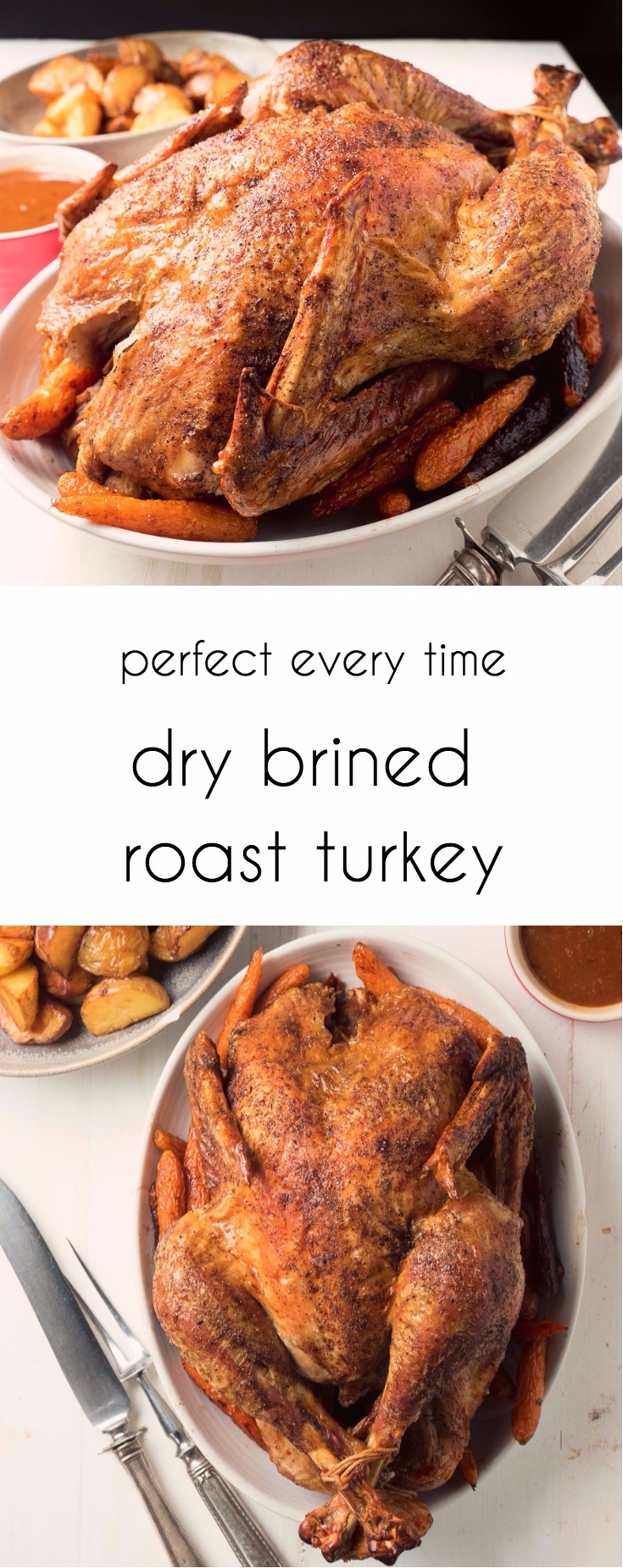 Dry brine for perfect roast turkey every time!