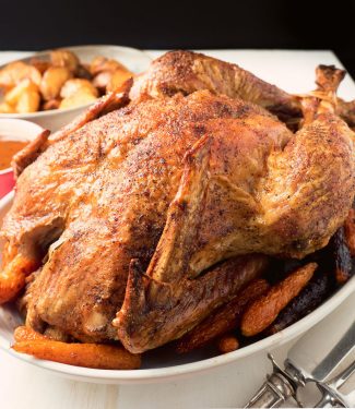 Dry brine for perfect roast turkey every time!