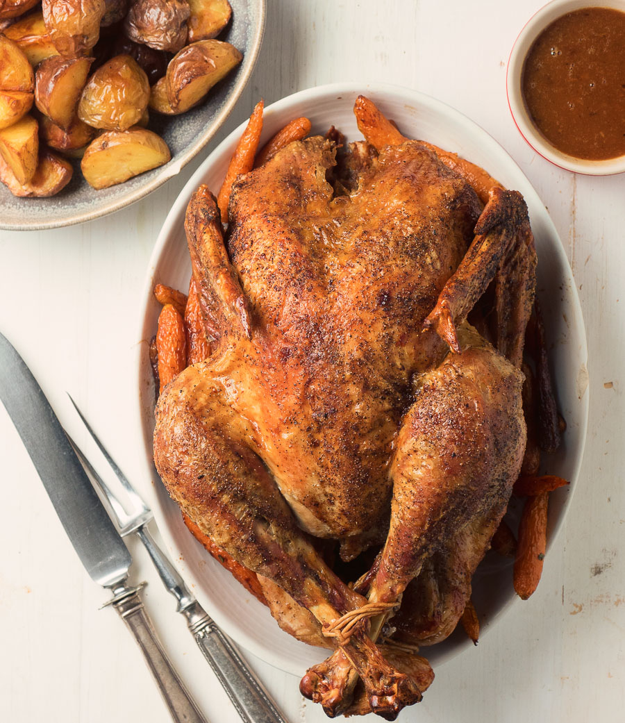 Dry-Brined Roast Turkey Recipe