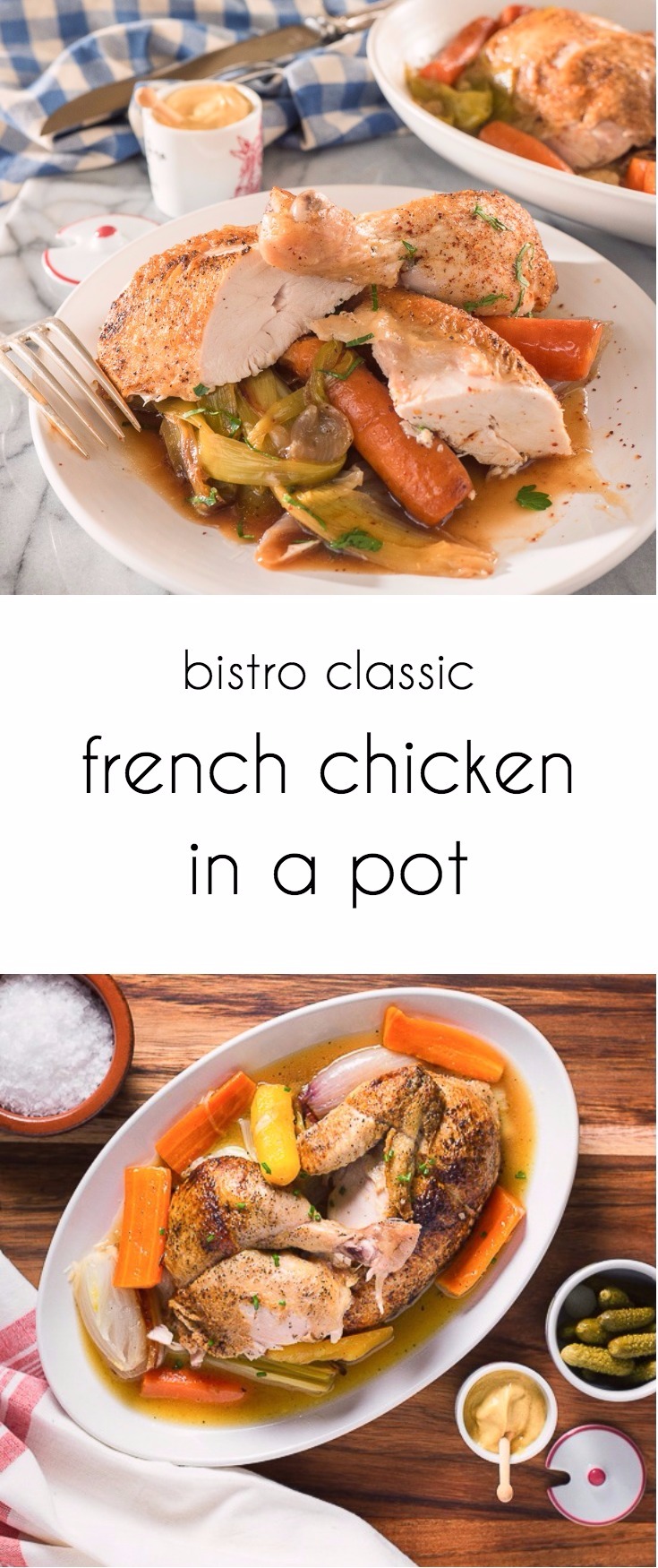 French chicken in a pot is a classic way of cooking a truly remarkable bird.