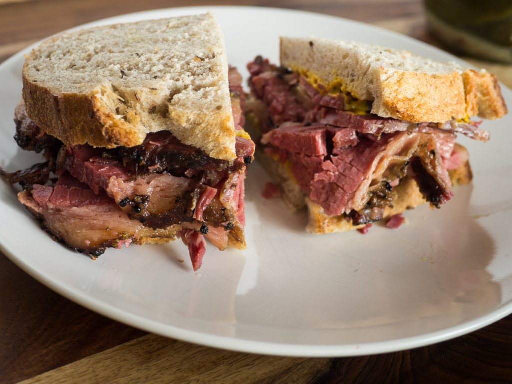 Montreal Smoked Meat Sandwich