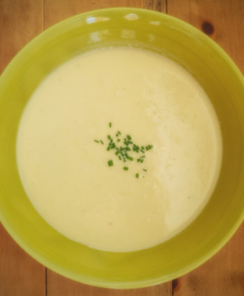 truffled leek and potato soup