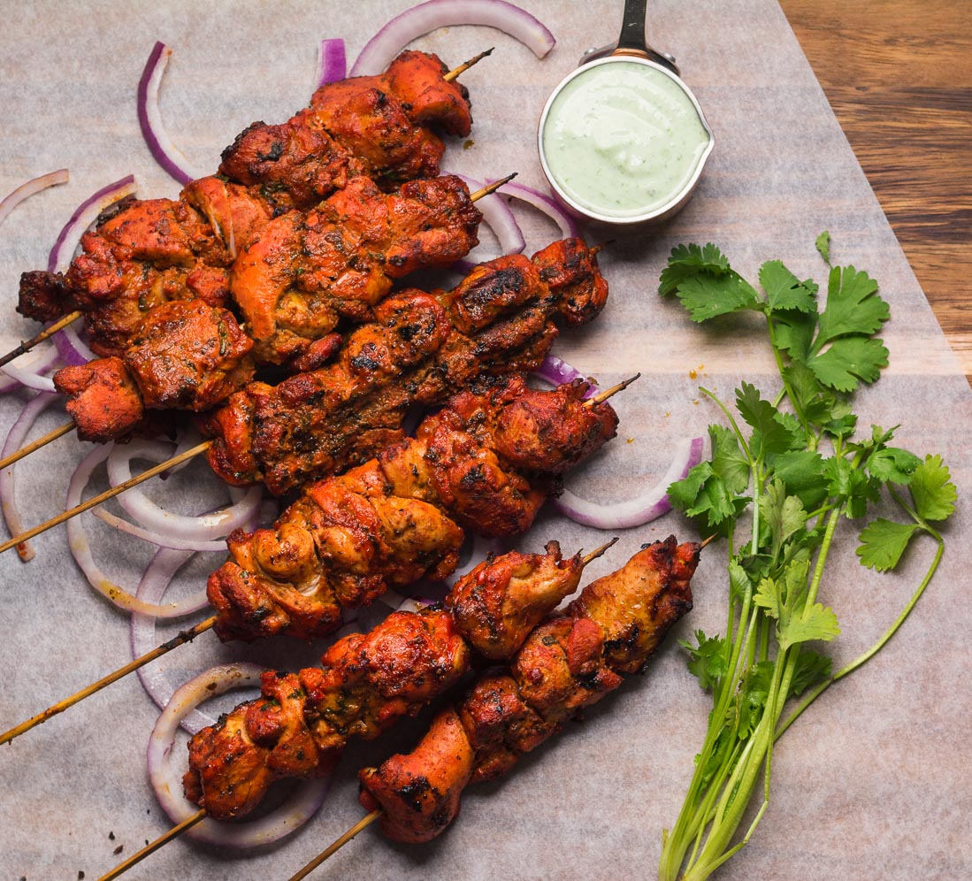 Skewered Chicken Sosaties - Chicken Tikka - Fun Love and Cooking