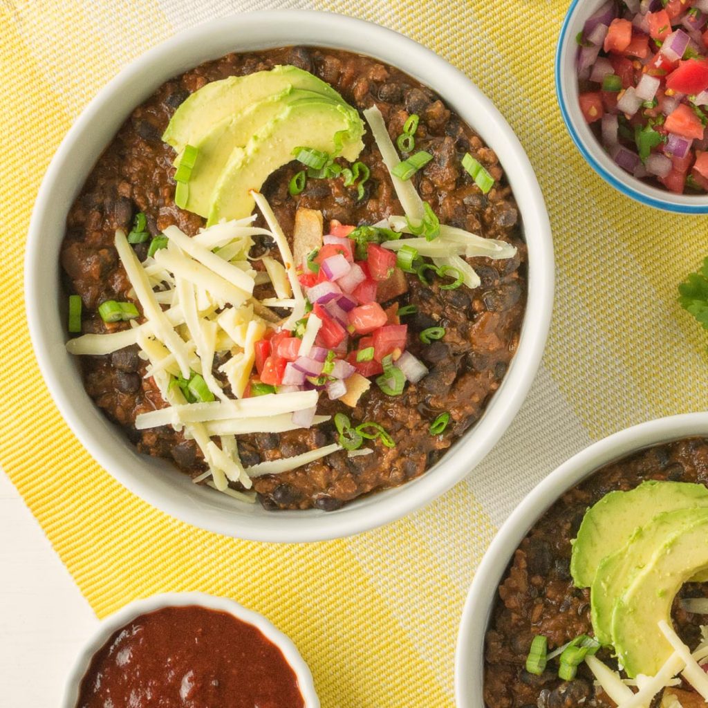 black bean chili - glebe kitchen