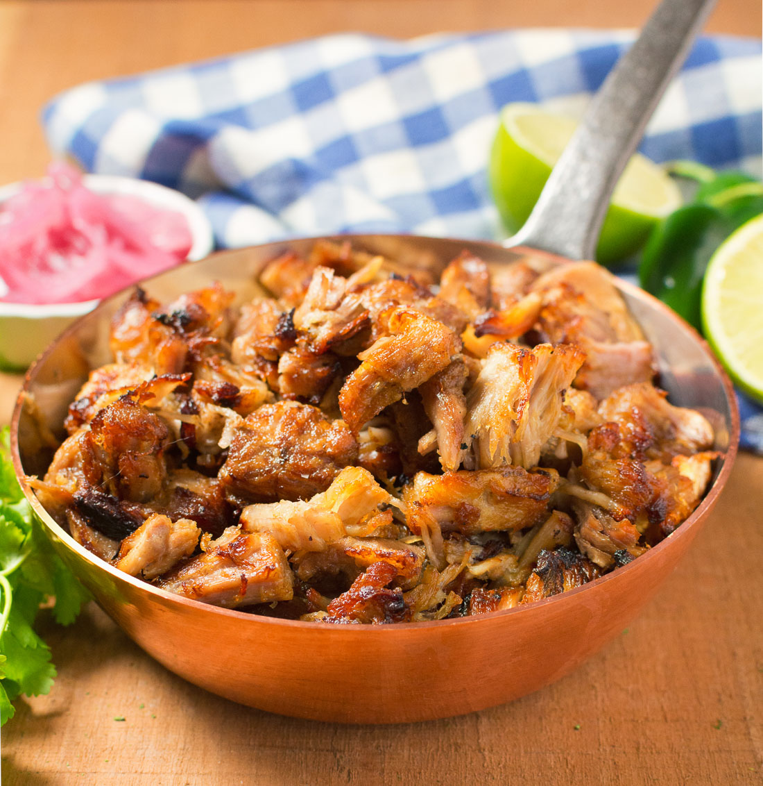 These crispy pork carnitas are as close as you are going to get without a plane ticket to Mexico.