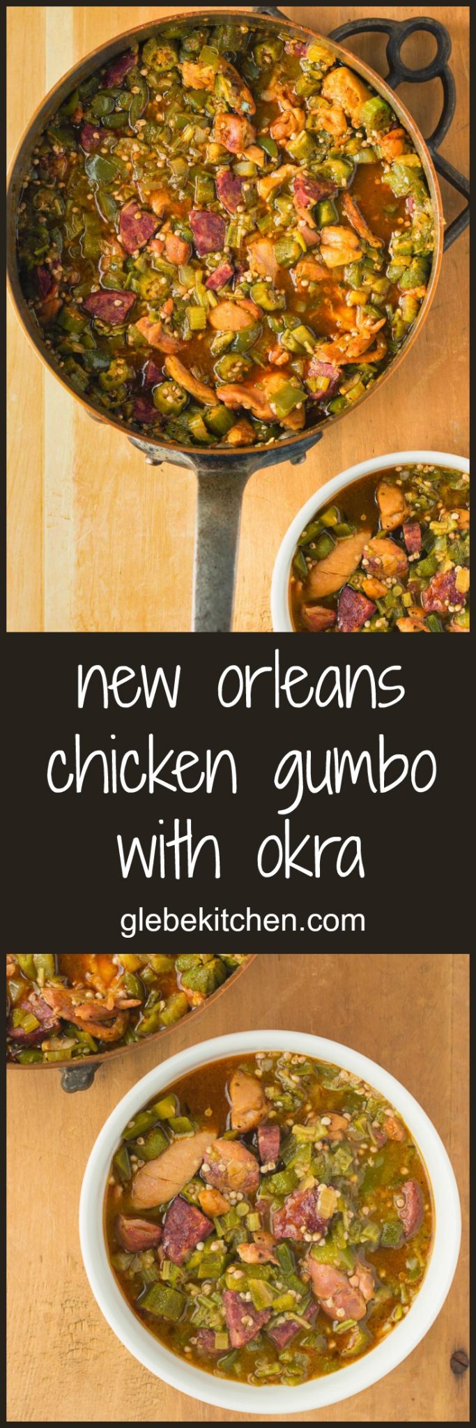 Put some south in your mouth with this healthy, well spiced chicken gumbo with okra.