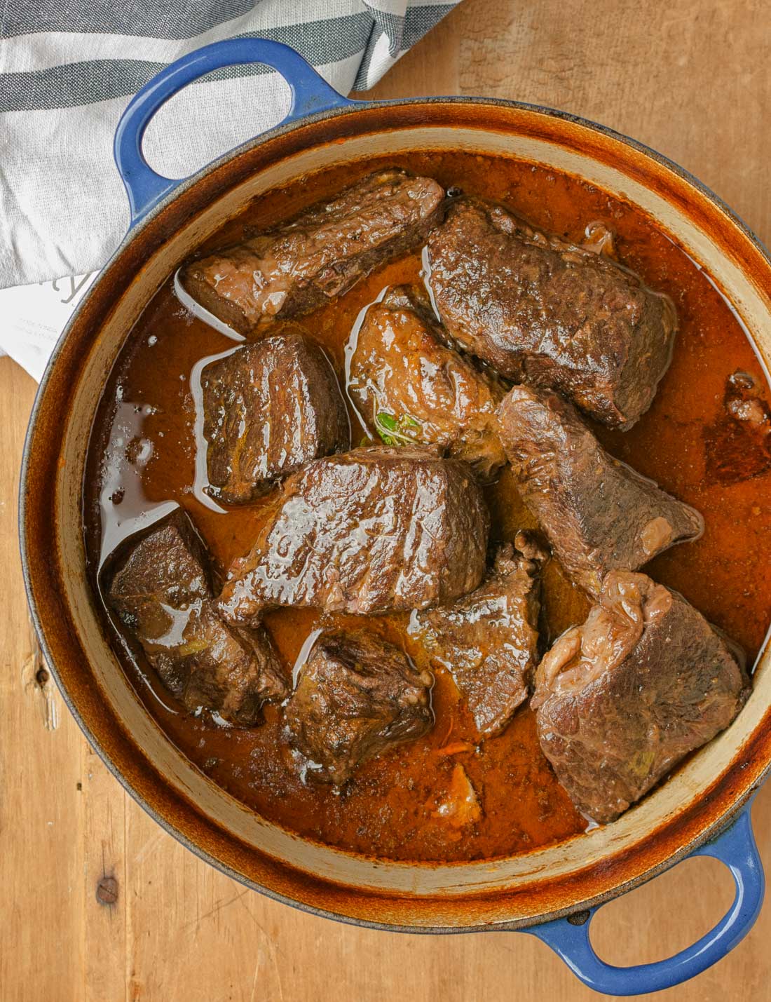 There's something unbelievably satisfying about braised short ribs. Brown them deeply, add wine, stock and a few aromatics and serve a spectacular dinner.