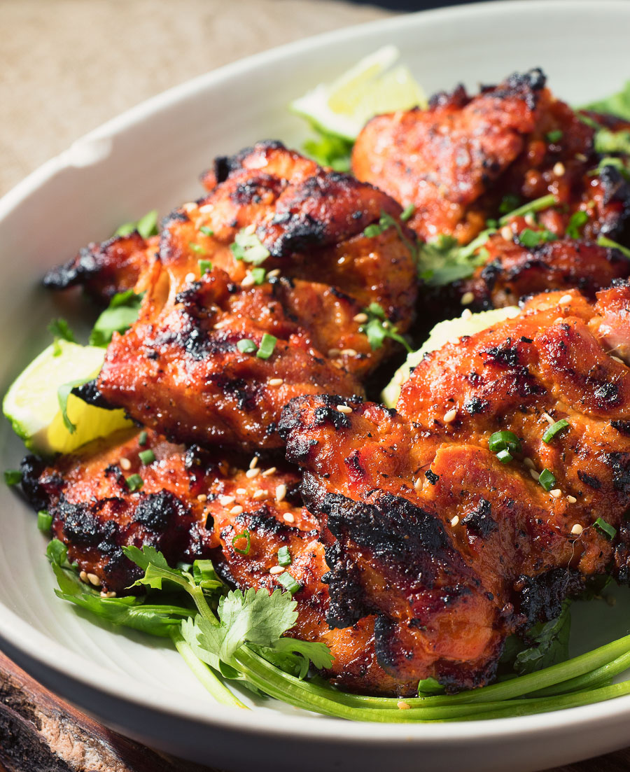 Spicy Miso Grilled Chicken