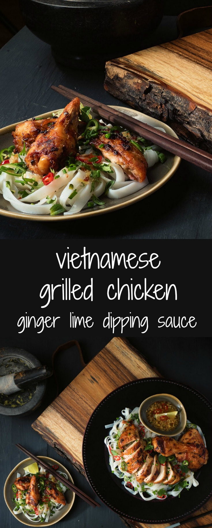 Citrus flavours pair beautifully with ginger, green chili, and garlic in this salty sweet Vietnamese grilled chicken.
