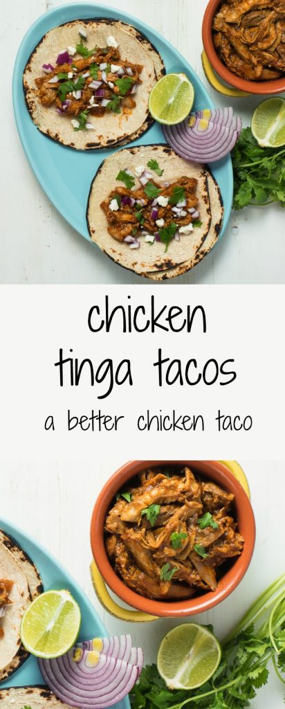 chicken tinga tacos - glebe kitchen