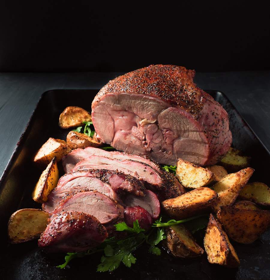 Grill roasted leg of lamb is a timeless way to serve lamb.