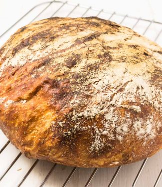 Dutch oven no-knead bread is a great way to get into making bread at home.