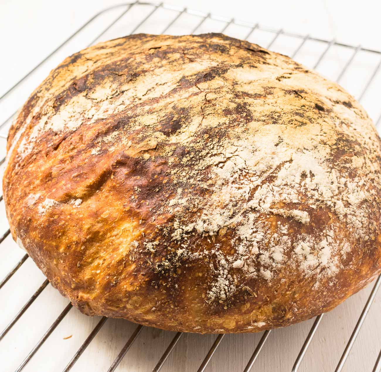 Dutch oven no-knead bread is a great way to get into making bread at home.