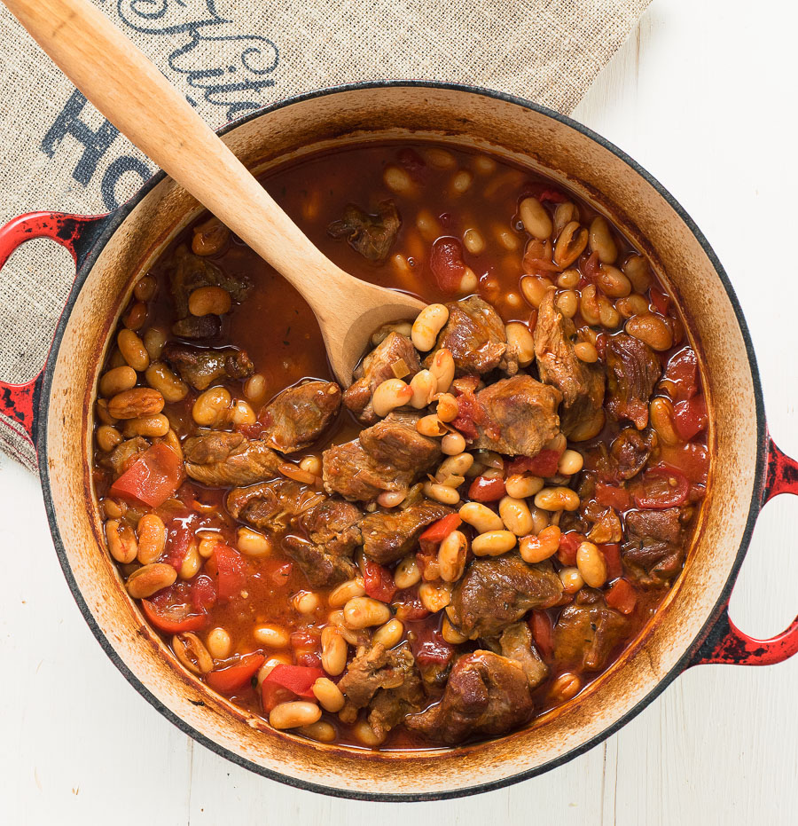 Spanish lamb stew is the perfect stew for spring and summer.