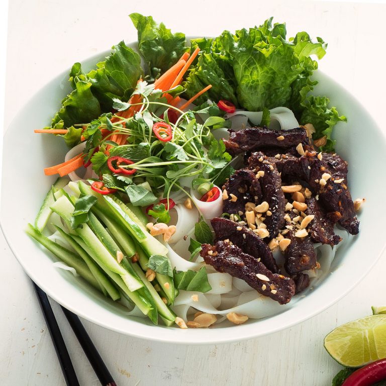 Bun Bo Xao Vietnamese Beef Noodle Salad Glebe Kitchen