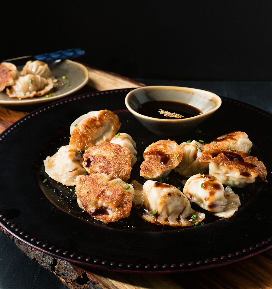 Japanese gyoza or potstickers are a great start to any meal.