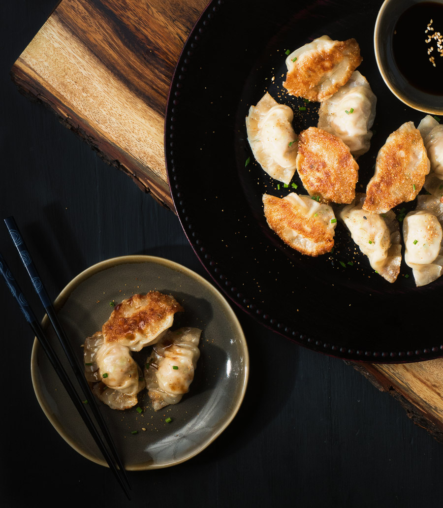 Japanese gyoza or potstickers are a great start to any meal.