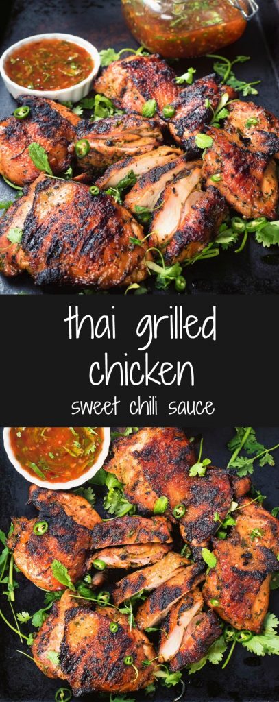thai grilled chicken with sweet chili sauce - glebe kitchen