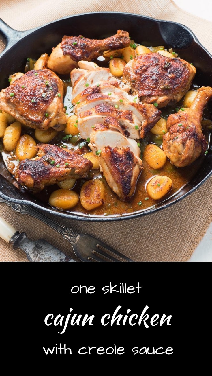 Easy skillet cajun chicken is loaded with big bold flavours.