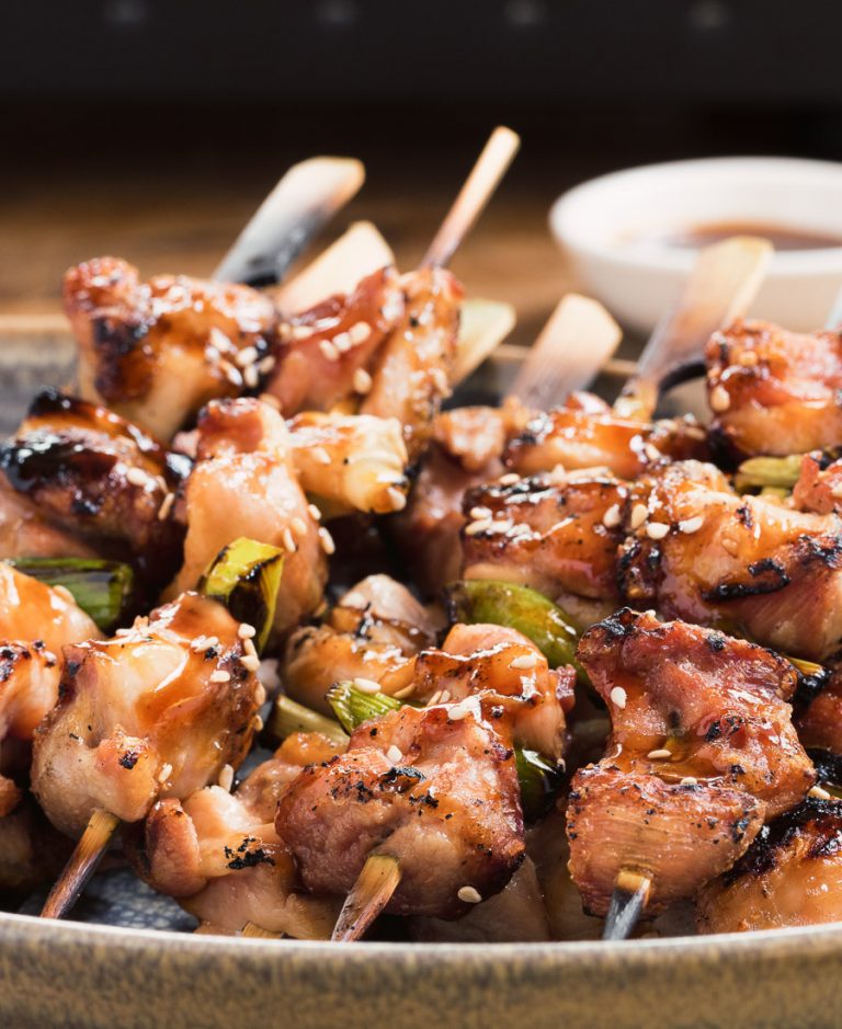 Japanese Grilled Chicken Yakitori Skewers - Glebe Kitchen