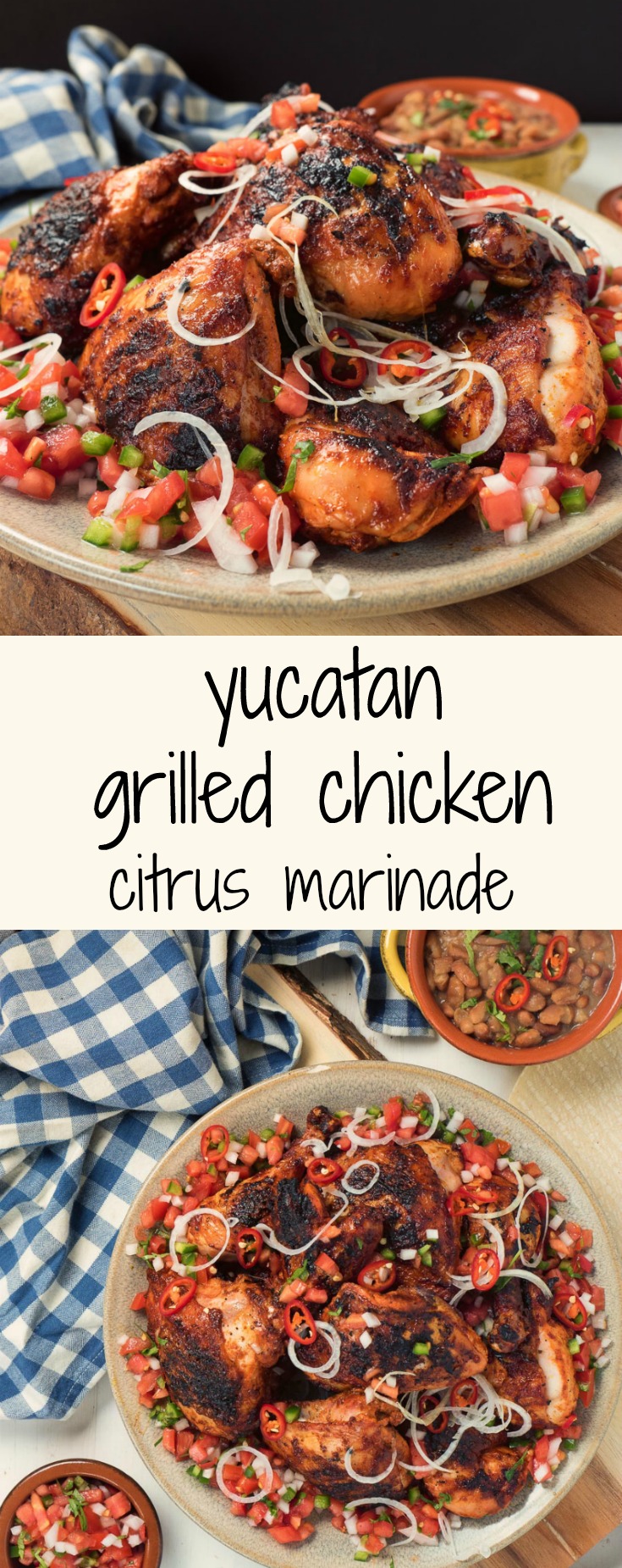 Bring the taste of Mexico to your grill with this easy to make Yucatan chicken.