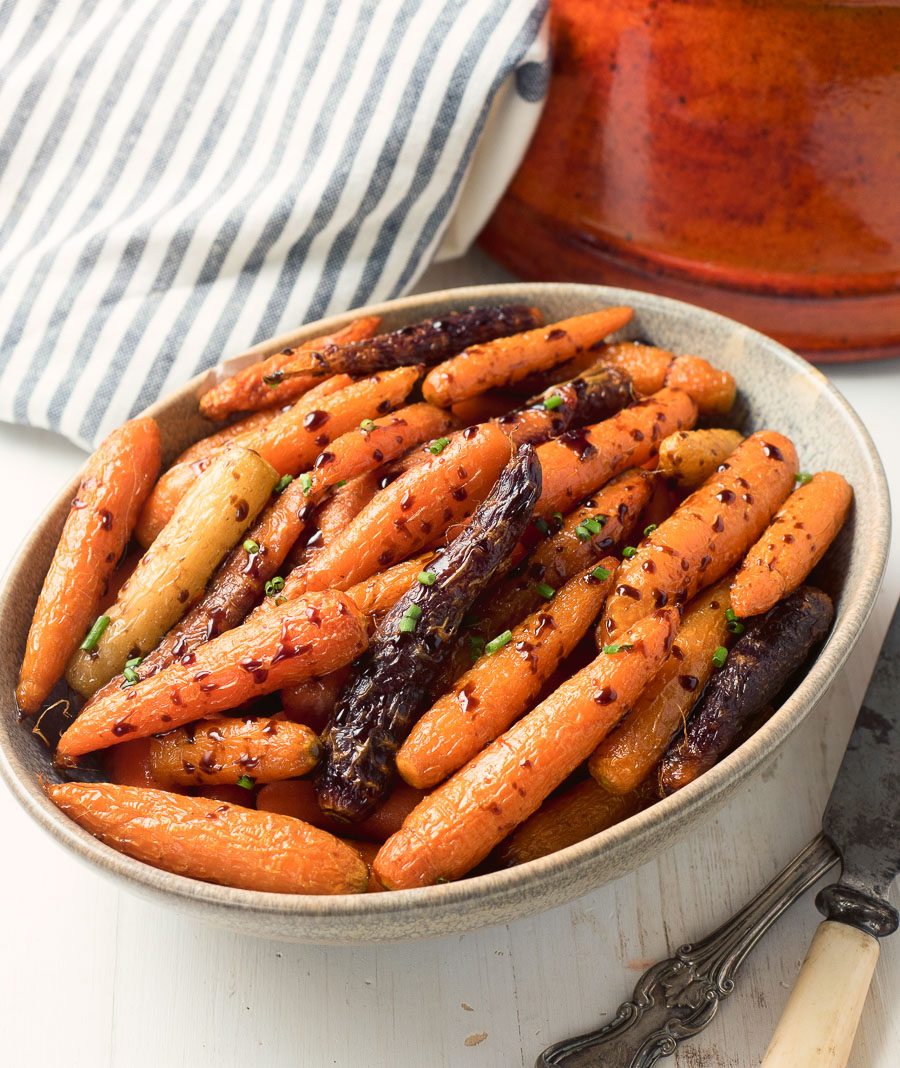 Roasted Glazed Carrots Balsamic