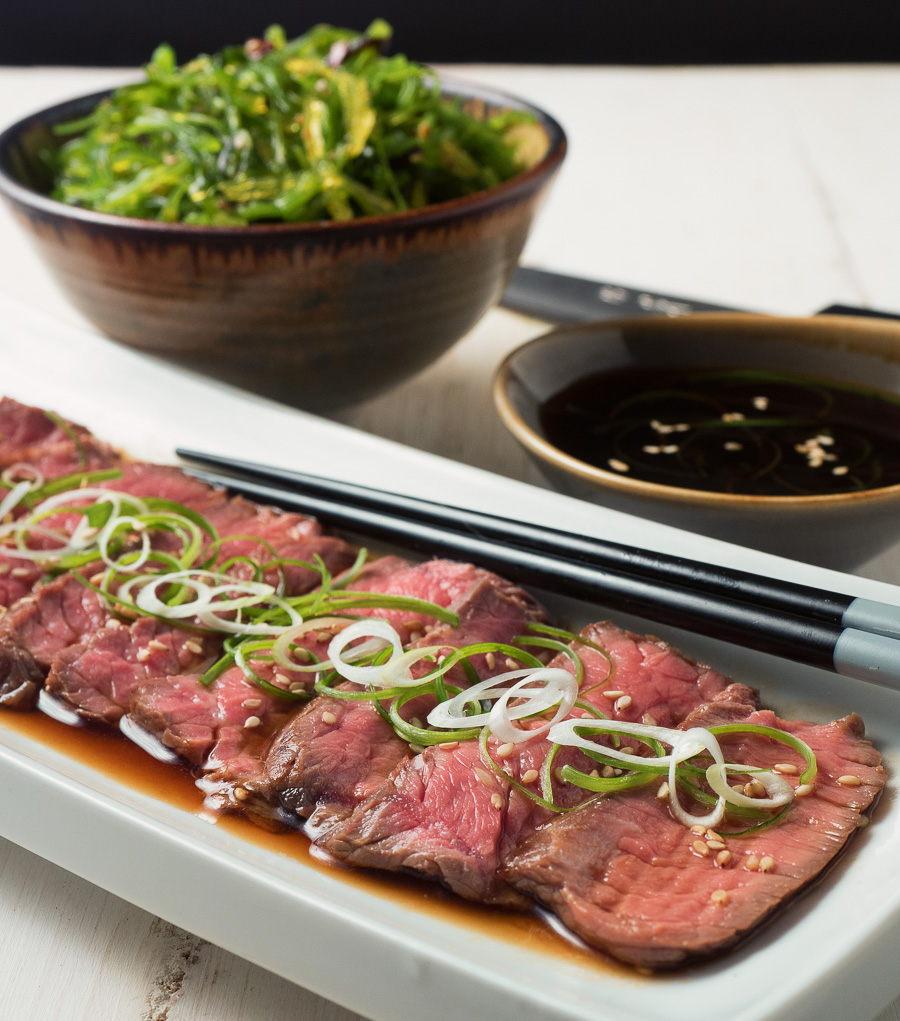 Sous vide beef tataki is how the pros make your steak perfect every time.