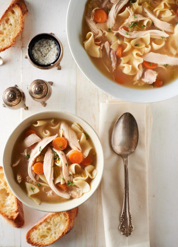 Homemade Chicken Noodle Soup From Scratch Glebe Kitchen