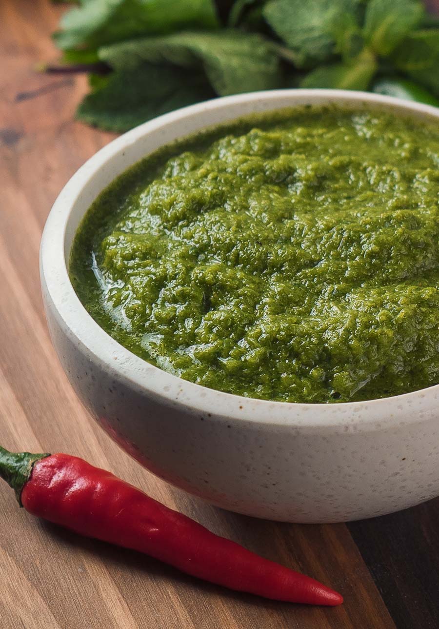 coriander and mint chutney