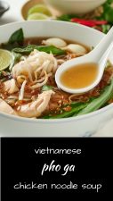 authentic pho ga - vietnamese chicken noodle soup - glebe kitchen
