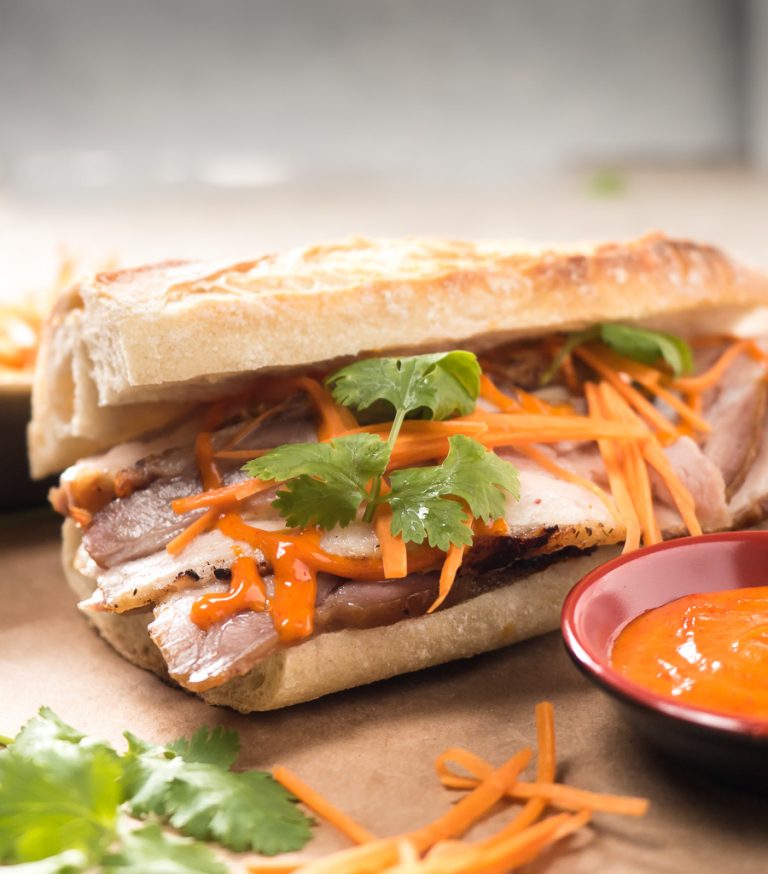 vietnamese banh mi with gochujang mayo - glebe kitchen