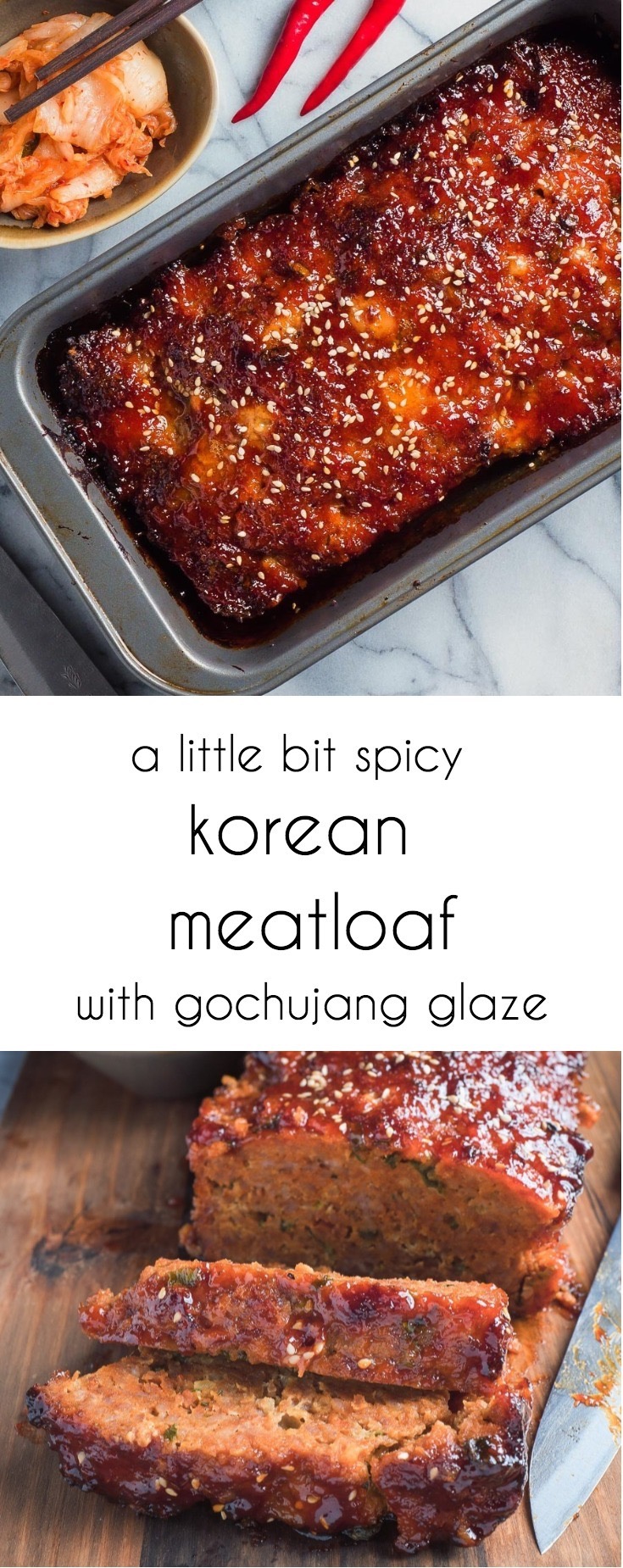 Korean meatloaf with gochujang glaze is perfect when you want something new.