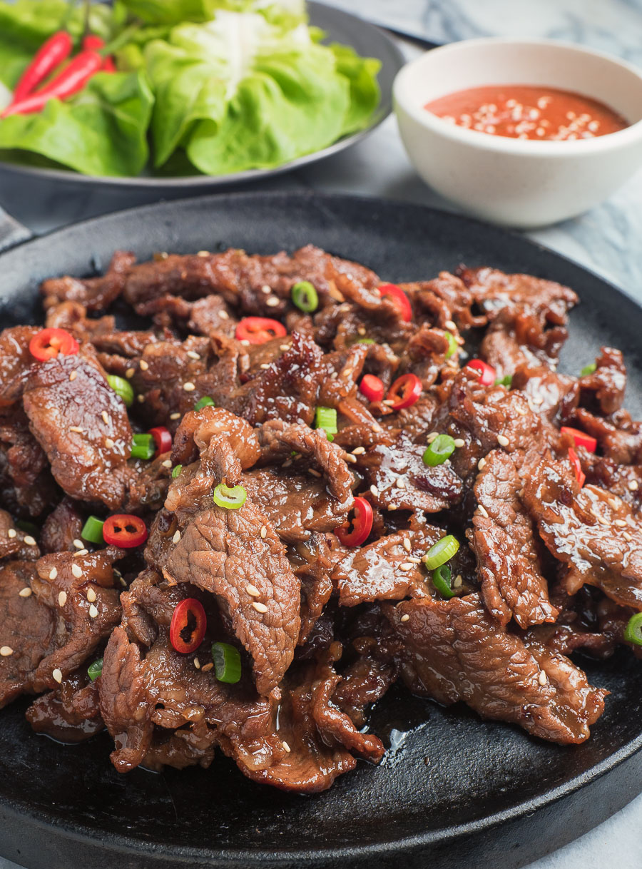 easy korean beef bulgogi - glebe kitchen