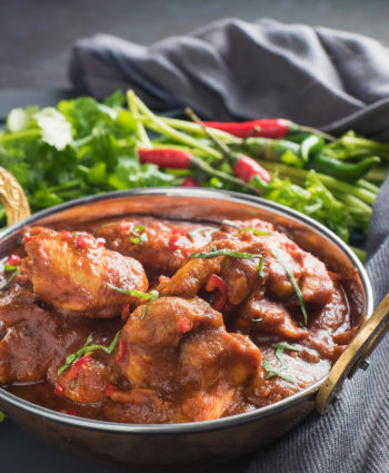 nearly restaurant style chicken madras