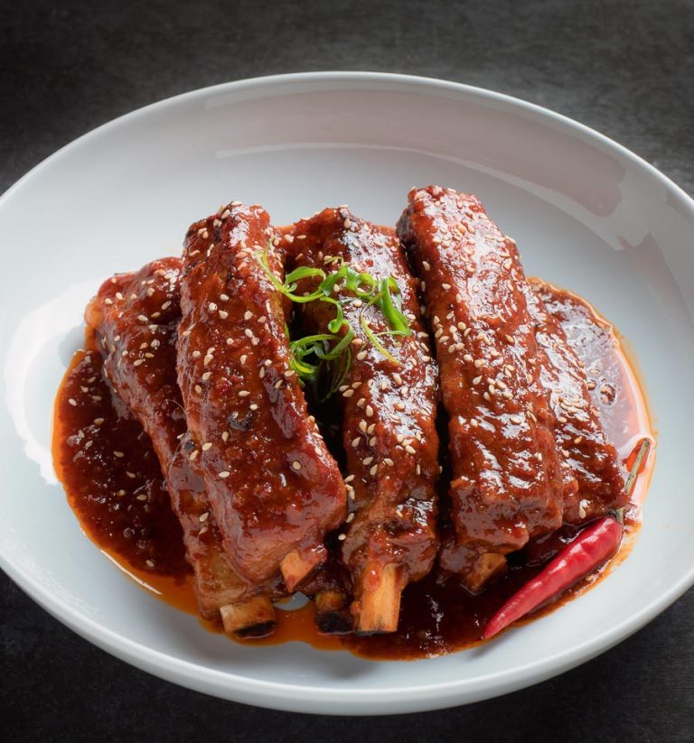 korean braised pork ribs - glebe kitchen