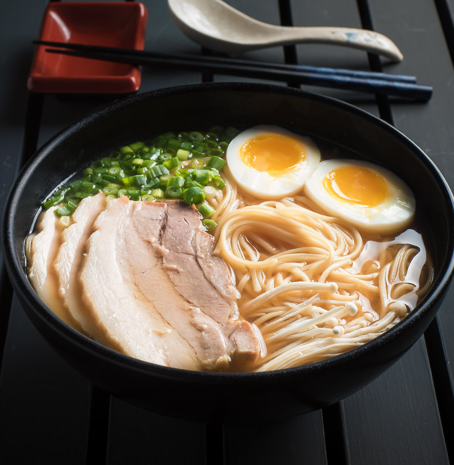 miso ramen with chashu pork - glebe kitchen