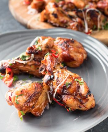 asian grilled chicken wings