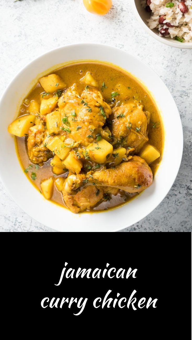 Jamaican curry chicken is loaded with big Caribbean flavours.