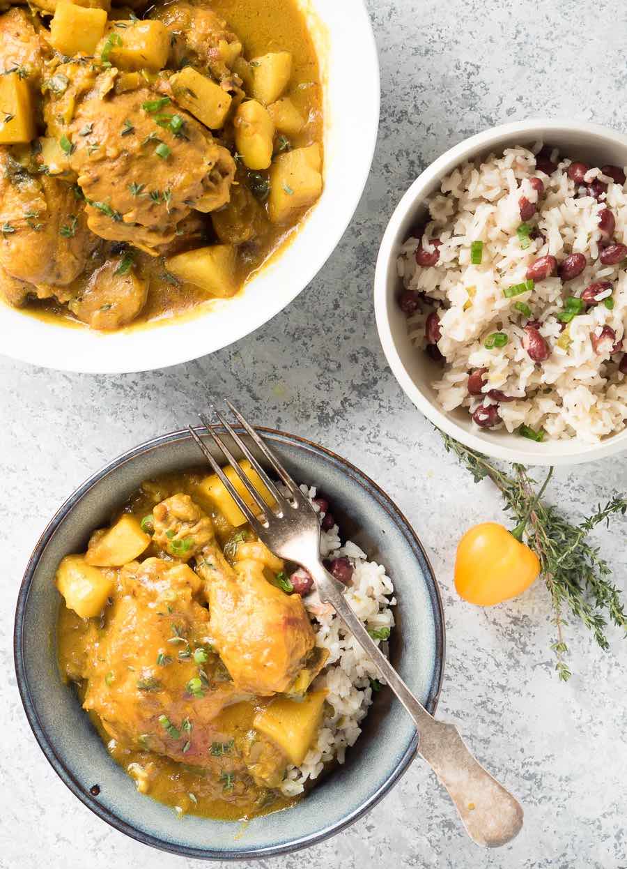 jamaican curry chicken - glebe kitchen