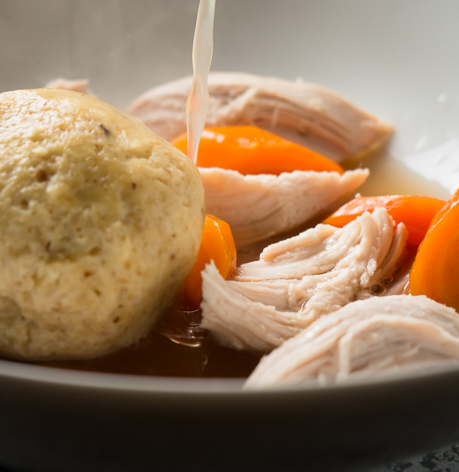 Matzo Ball Soup (With Homemade Schmaltz) - Posh Journal