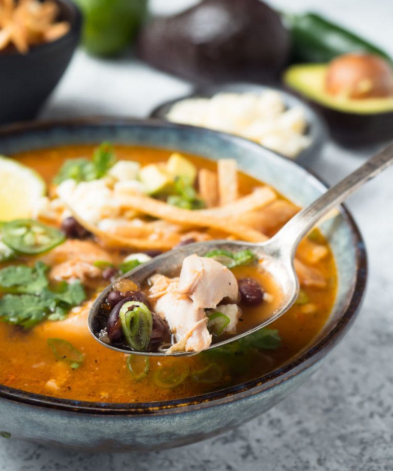 chicken tortilla soup - sopa de tortilla - glebe kitchen