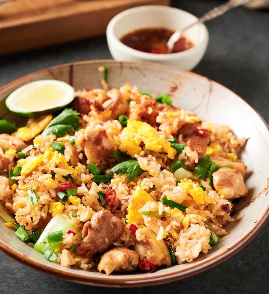 thai fried rice - khao pad - glebe kitchen