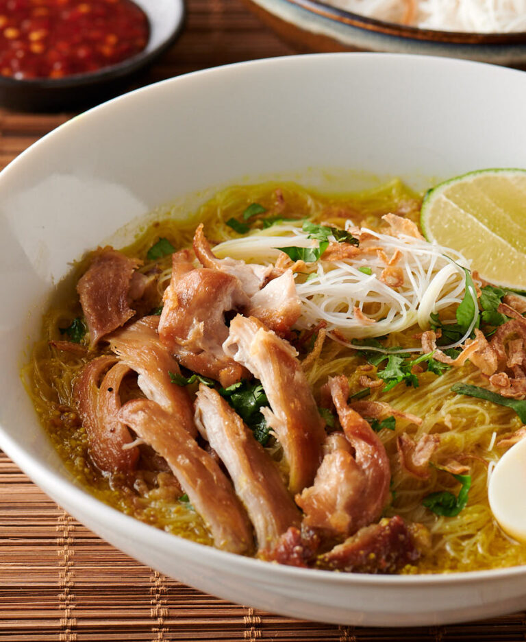 soto ayam - indonesian chicken noodle soup - glebe kitchen