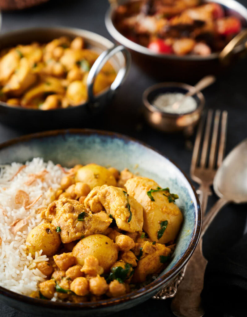 chicken and chickpea curry - easy restaurant style - glebe kitchen