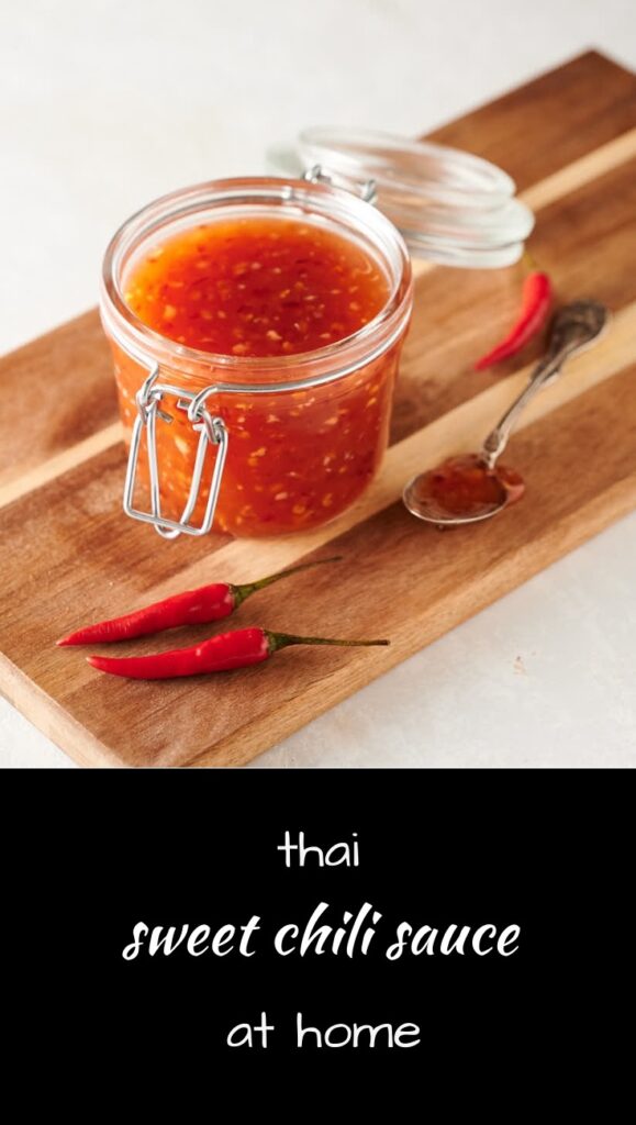 You can make sweet thai chili sauce in minutes.